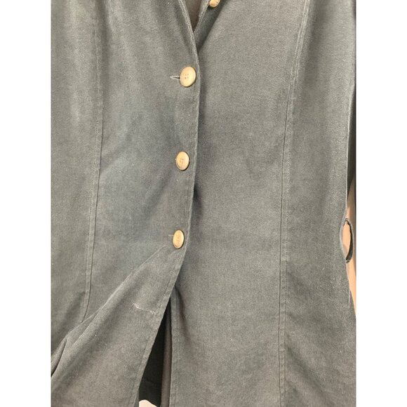 Apostrophe Womens Button-Up Blazer Jacket Size 6 Black - Picture 4 of 5